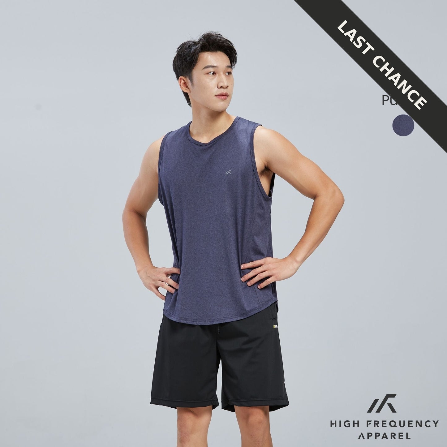 dri-fit heather crew neck tank top