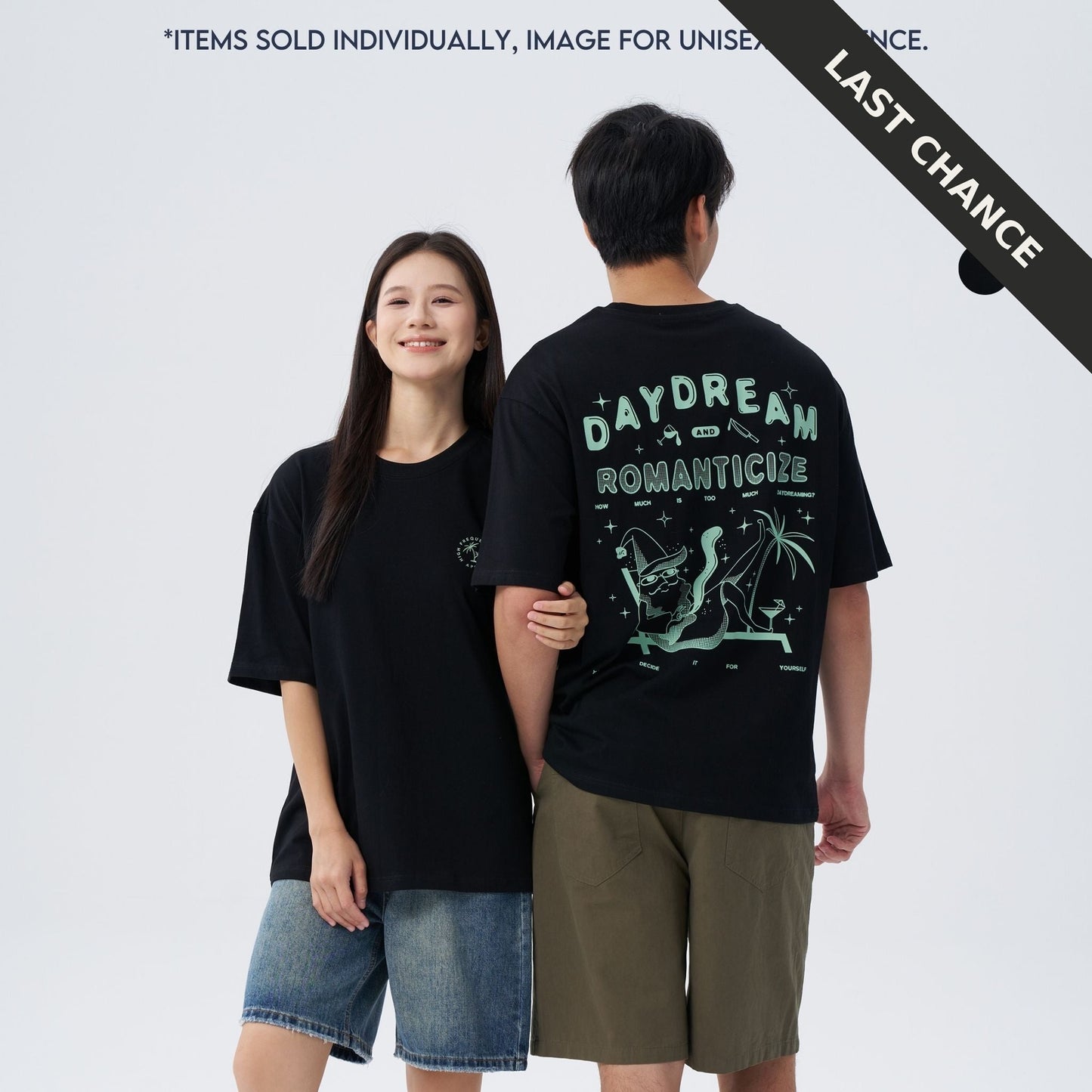 unisex daydream oversized graphic tee