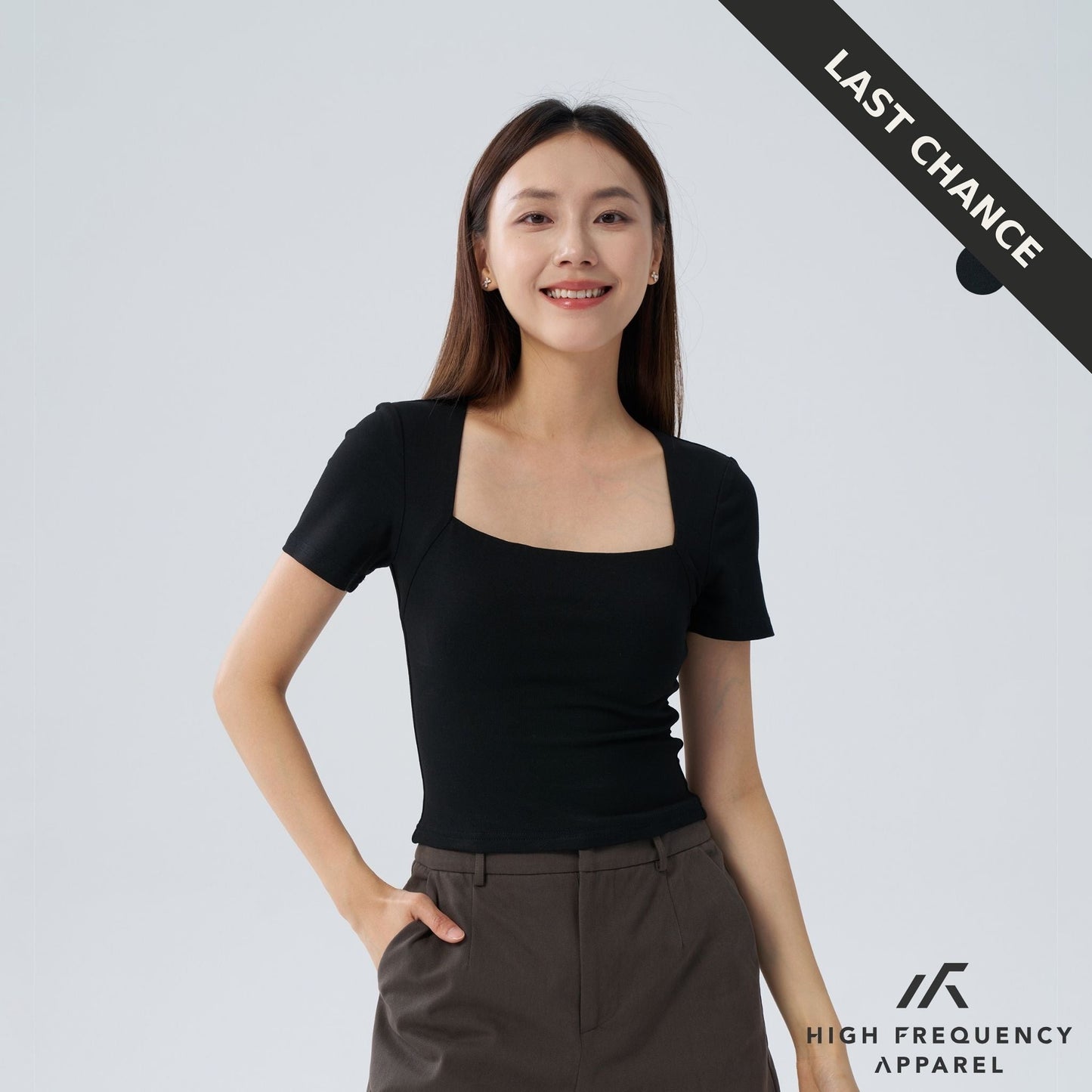 square neck padded top