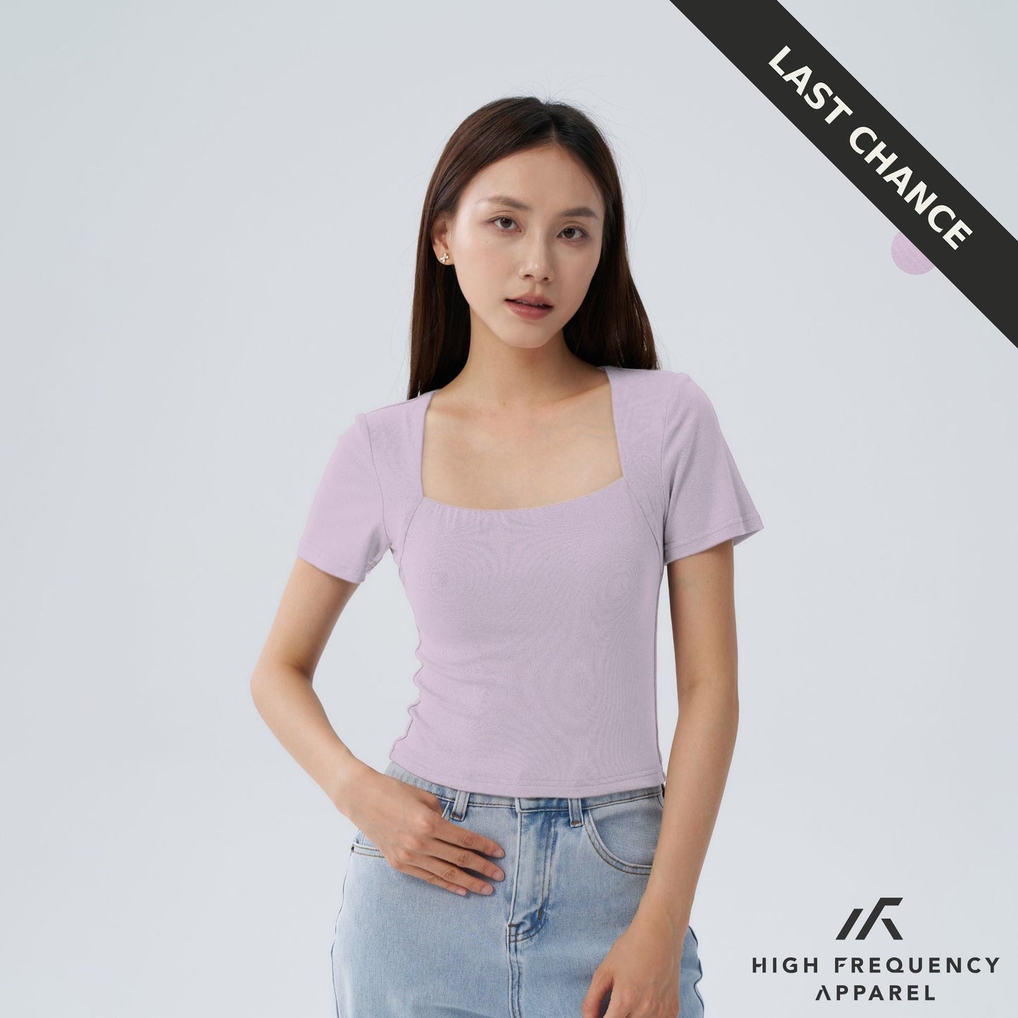 square neck padded top