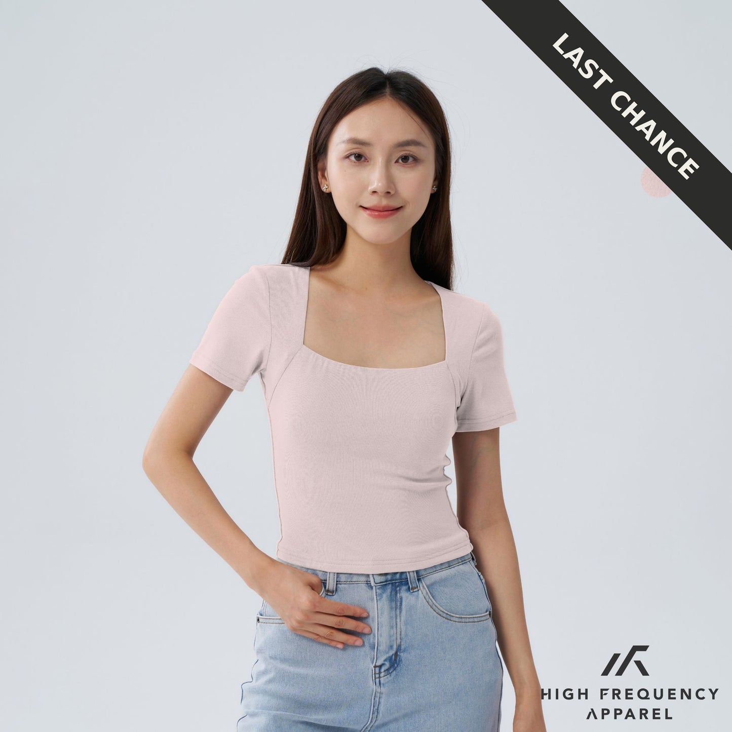 square neck padded top
