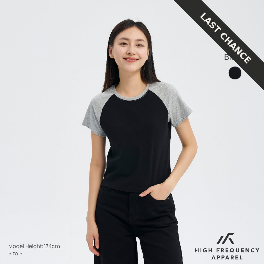 raglan cotton baby tee
