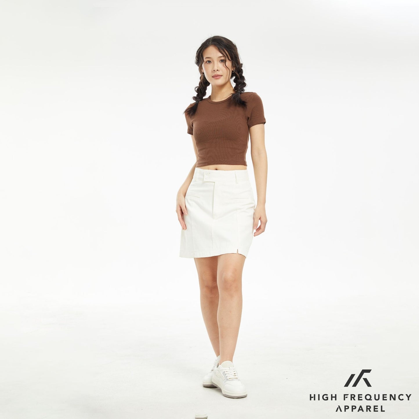 hfa women's ribbed crop top