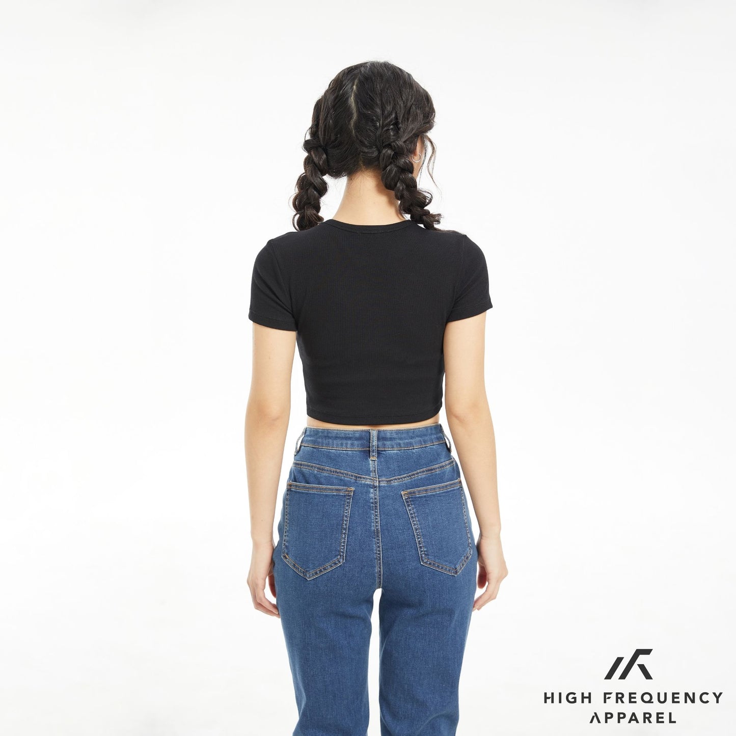 hfa women's ribbed crop top