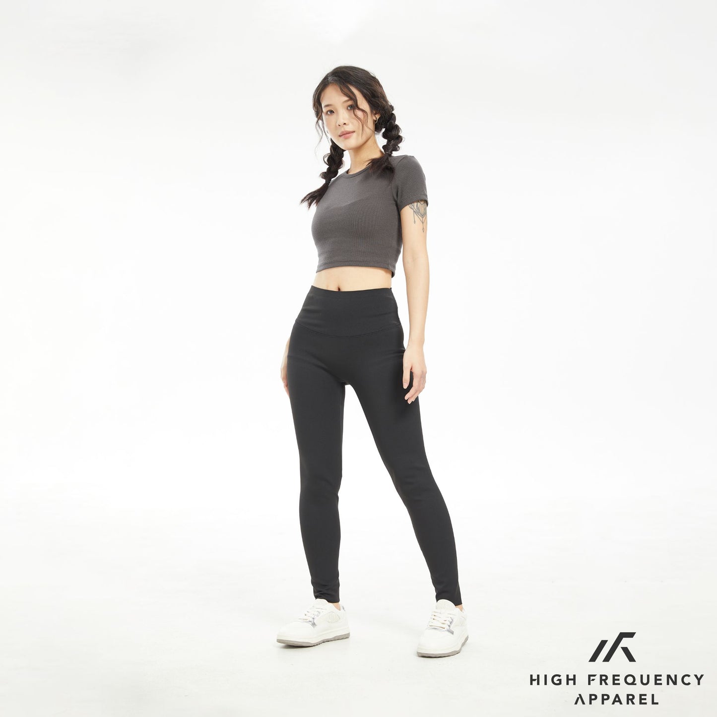 hfa women's ribbed crop top