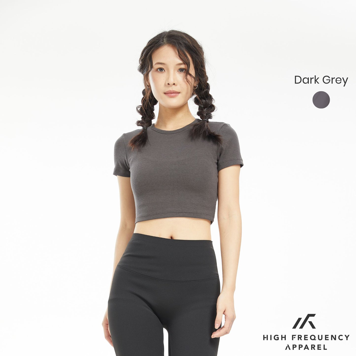 hfa women's ribbed crop top