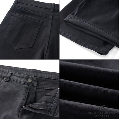 HFA Men's Black Denim Shorts