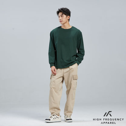 HFA Unisex Cotton Crew Neck Long Sleeve Sweat Shirt