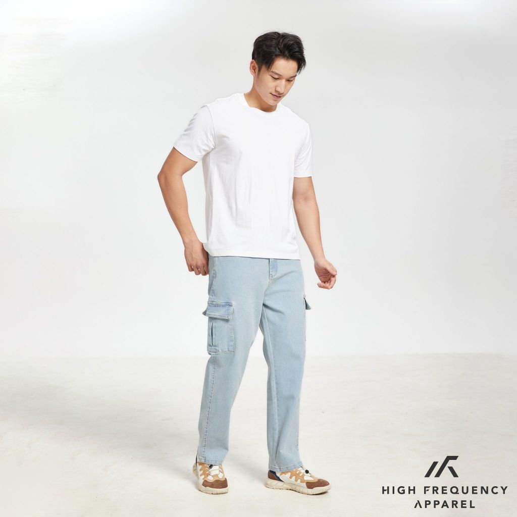 hfa unisex cargo denim jeans