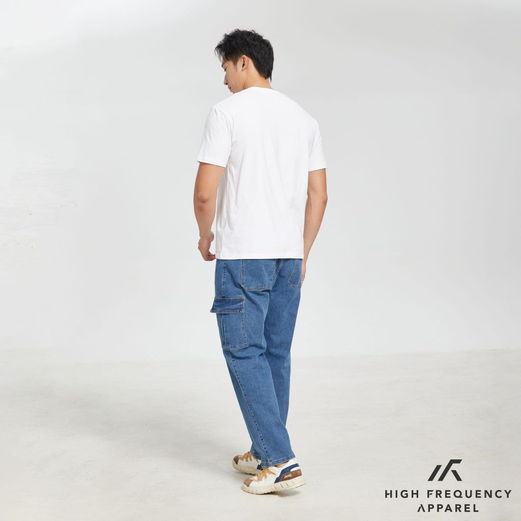 hfa unisex cargo denim jeans