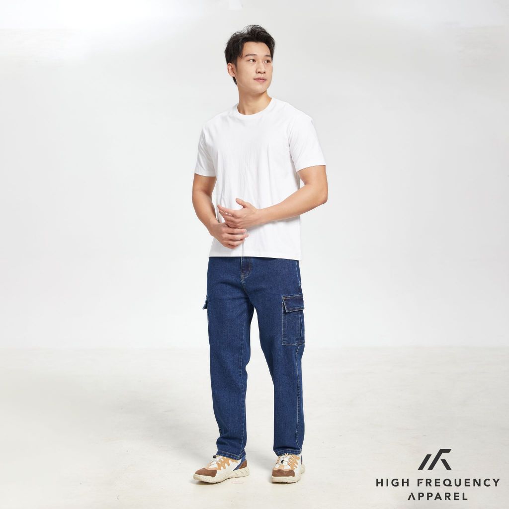hfa unisex cargo denim jeans