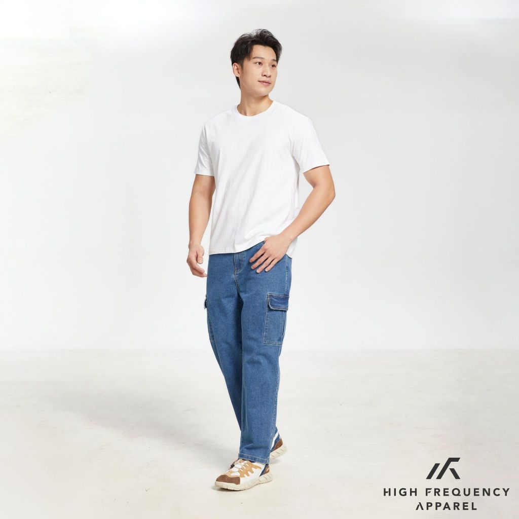 hfa unisex cargo denim jeans