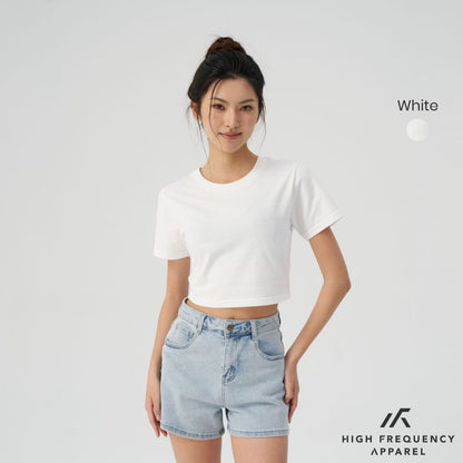 HFA Women's Cotton Cropped Boxy T-shirt