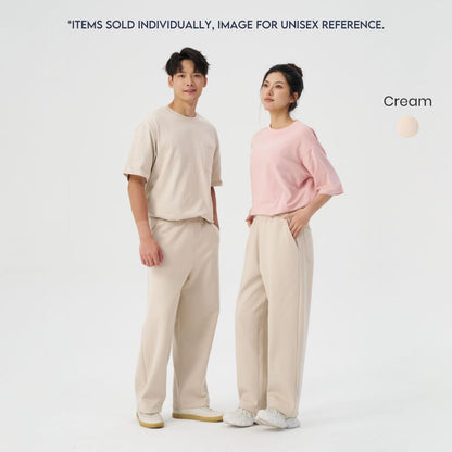 HFA Unisex Wide Leg Sweatpants With Adjustable Cuffs