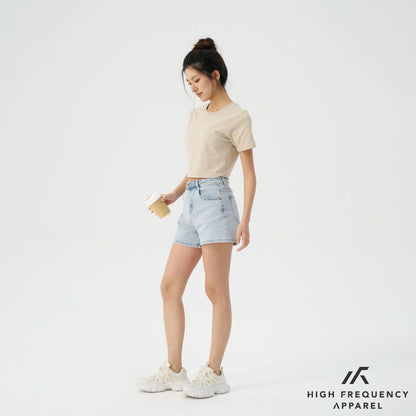 HFA Women's Cotton Cropped Boxy T-shirt