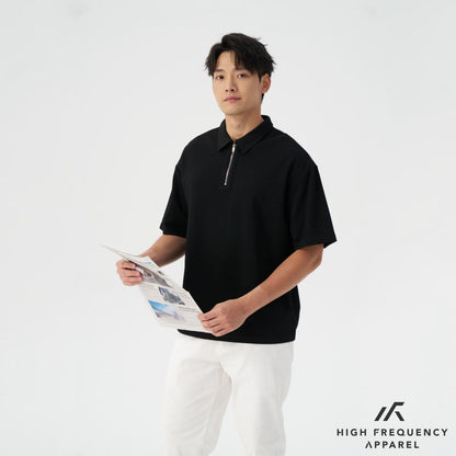 HFA Cooling Quarter Zip Polo 220GSM Oversized Tee