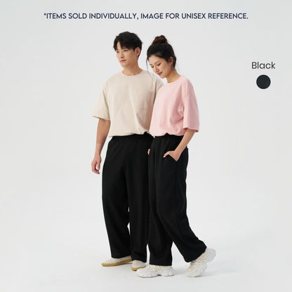 HFA Unisex Wide Leg Sweatpants With Adjustable Cuffs