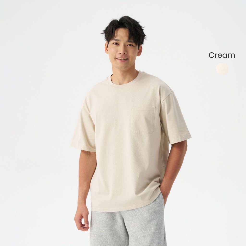 hfa men's pocket oversized t-shirt 270gsm