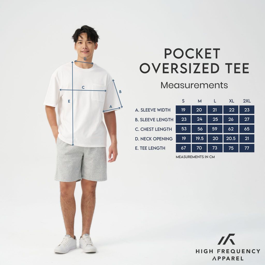hfa men's pocket oversized t-shirt 270gsm