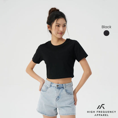 HFA Women's Cotton Cropped Boxy T-shirt