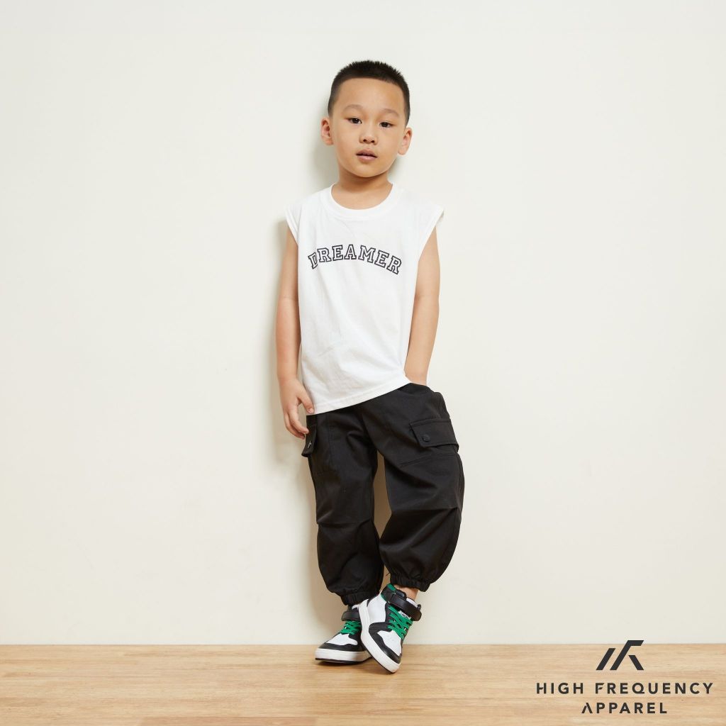 hfa kids cotton muscle tank top