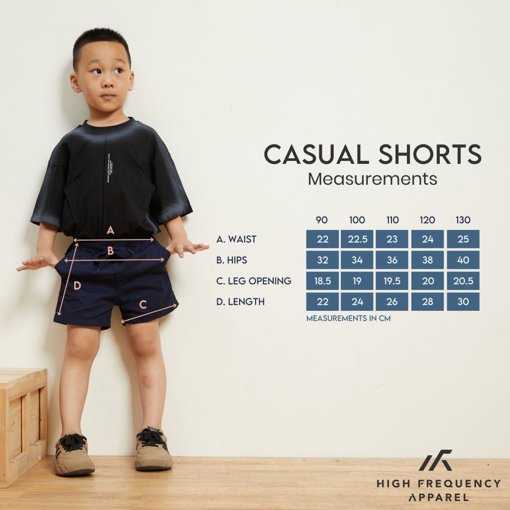 hfa kids cotton casual shorts