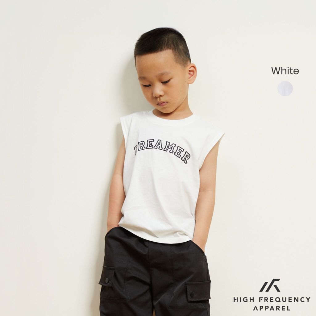 hfa kids cotton muscle tank top