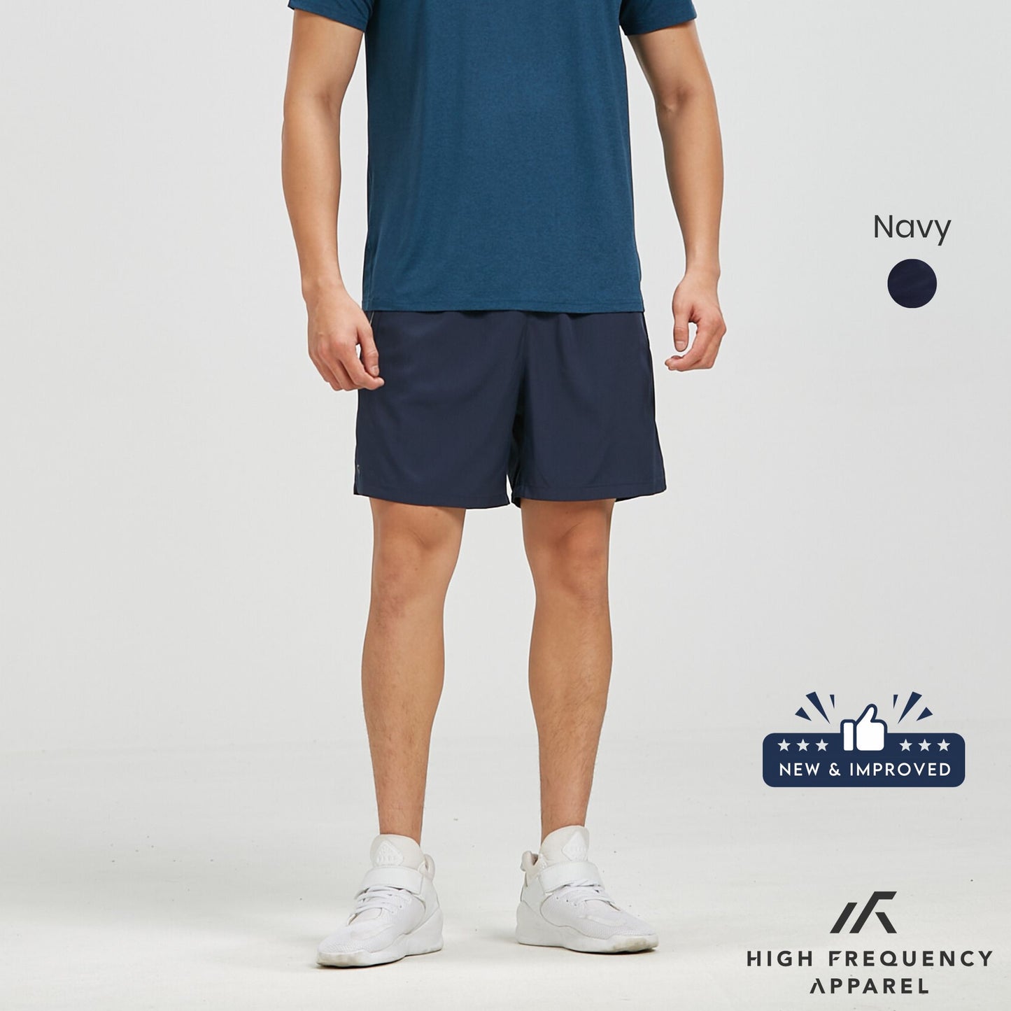 hfa unisex dri-fit ultra cooling sports shorts with zippered pockets