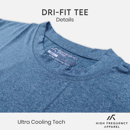 HFA Unisex Dri-Fit Heather Crew Neck Short Sleeve T-Shirt